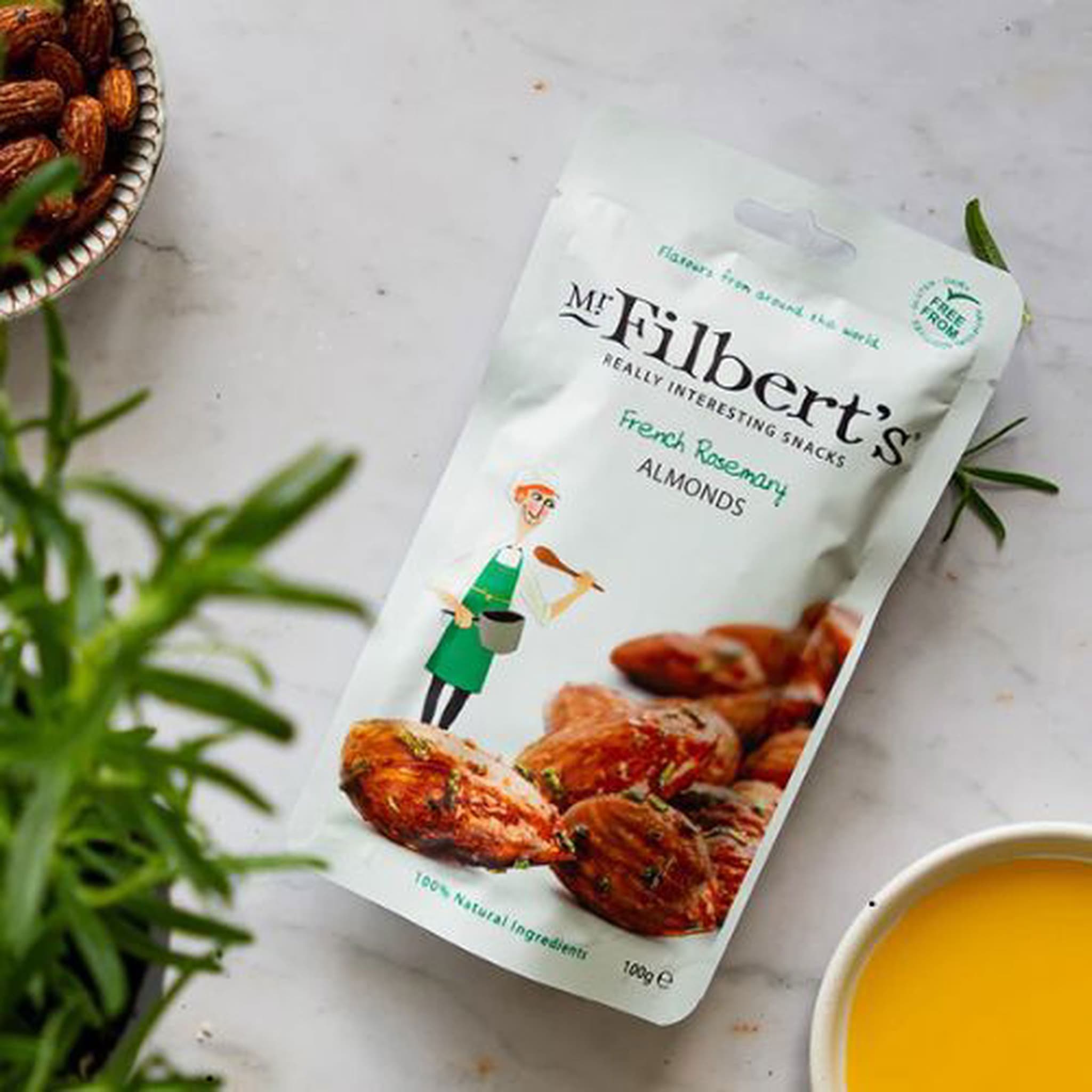 French Rosemary Almonds